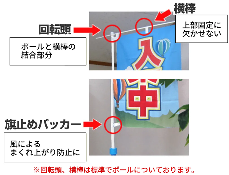 のぼり旗設置用備品2